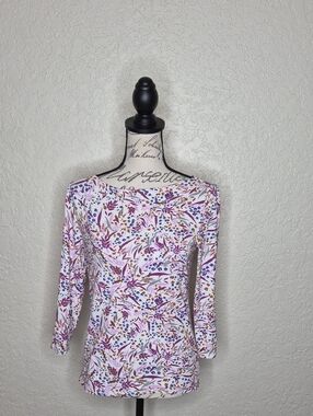 Ann‎ Taylor Factory Multicolored Floral Top Size XS